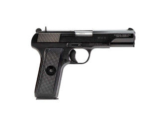 Zastava M57A handgun with blued finish